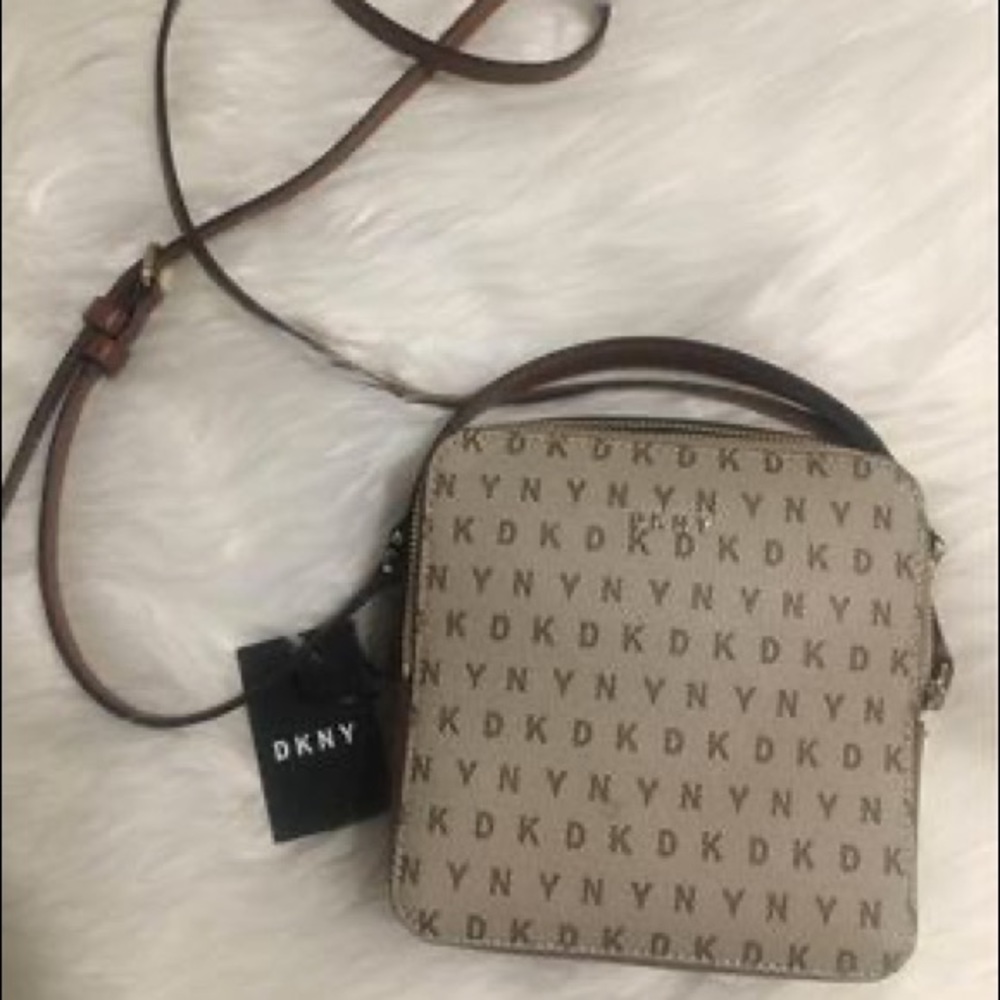DKNY - Stacy Square Crossbody Bag Shoulder Bag Brown